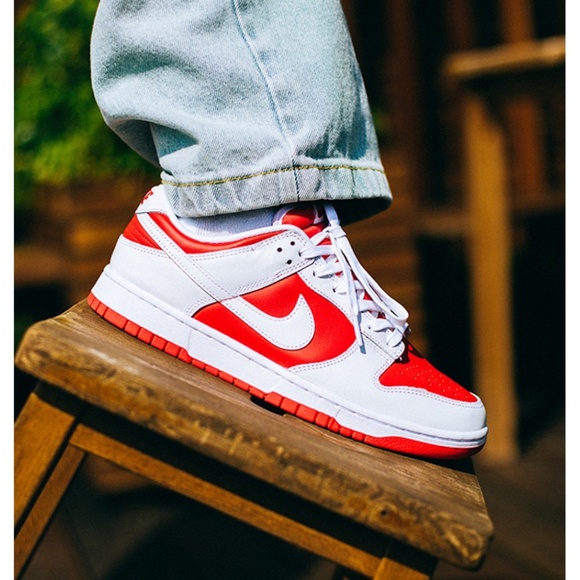 Nike Shoes - Nike Dunk Low Championship Red NWT